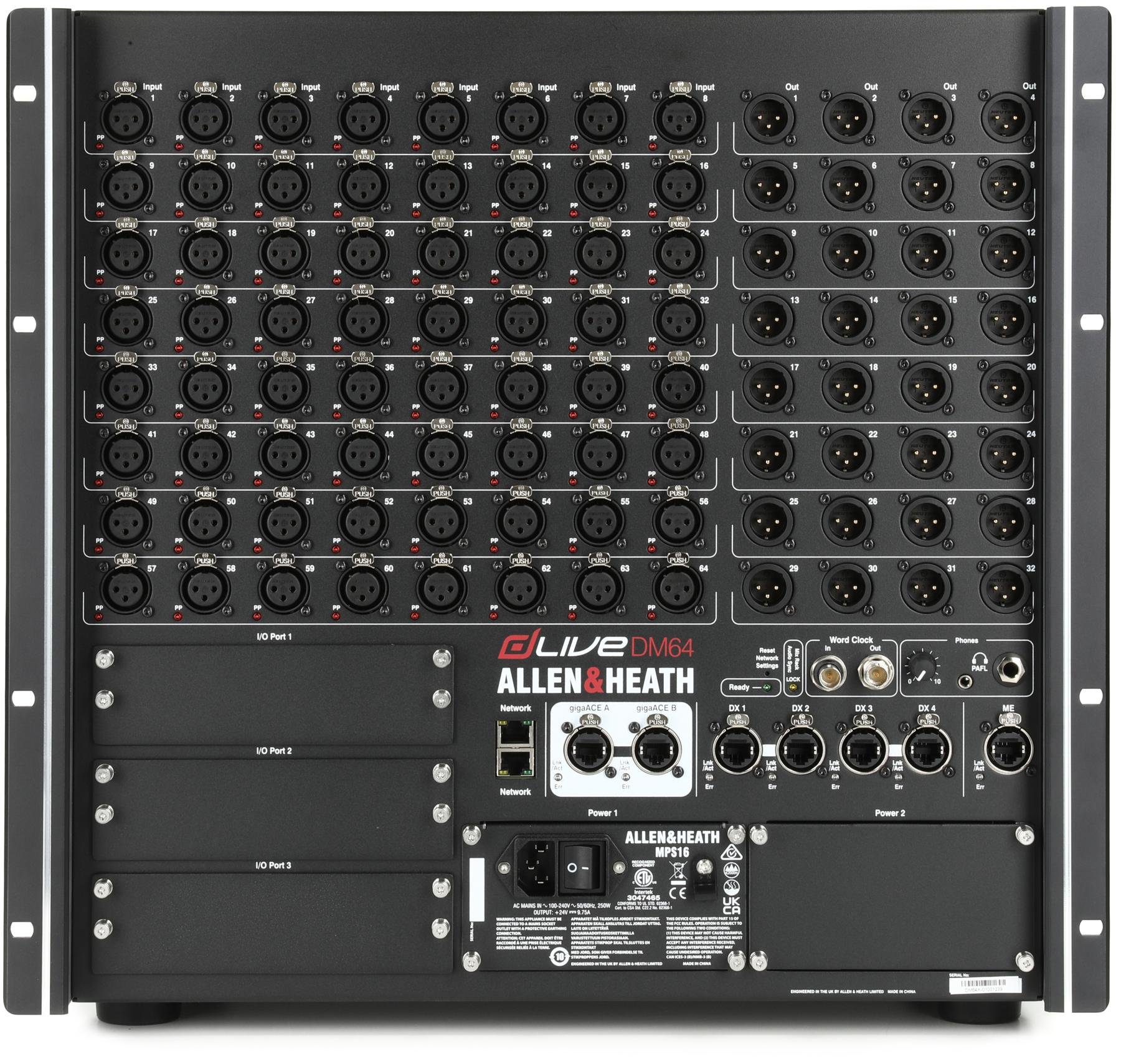 Allen Heath Dlive Dm64 64 Input Digital Stagebox Sweetwater