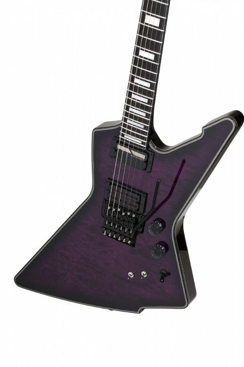 schecter explorer purple