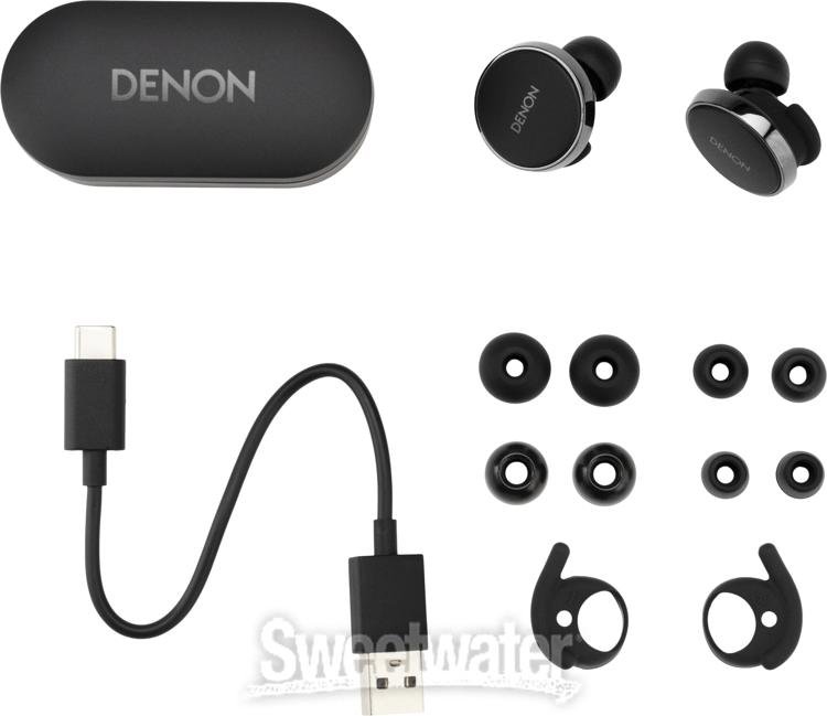 Denon AHC15PL PerL Pro True Wireless Earbuds - Black | Sweetwater