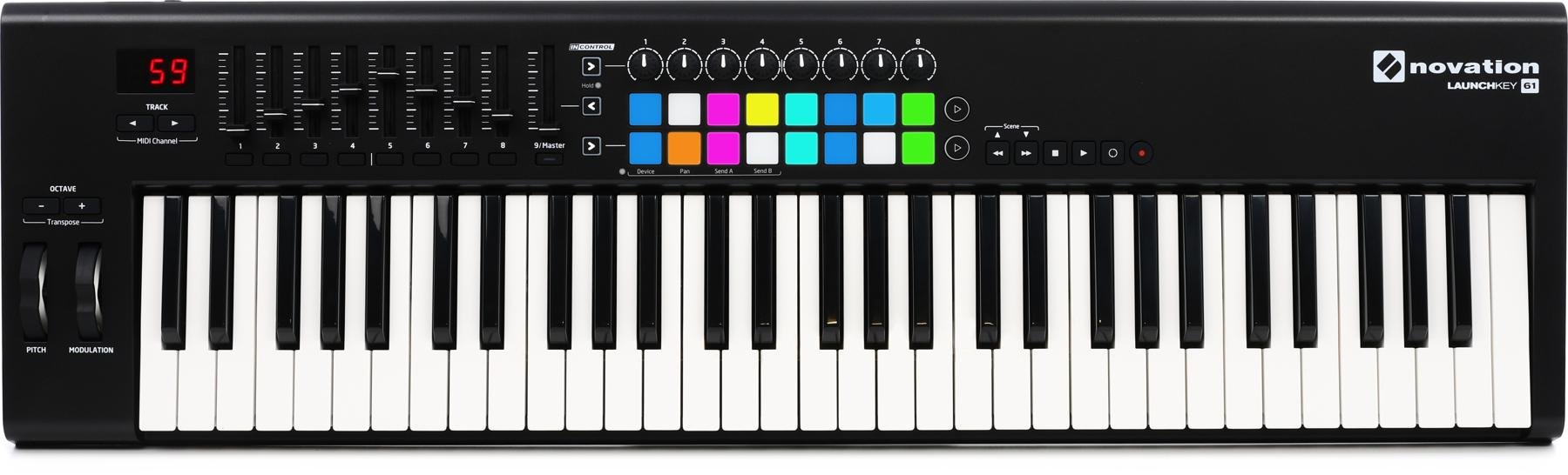 novation launchkey 49 mk2 incontrol not lighting up