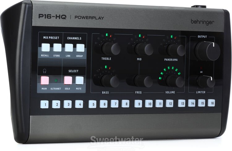 ベリンガー　POWERPLAY P16-M / P16-I /P16MB セット Behringer Powerplay P16-M P16-I P16-D 16-channel Digital