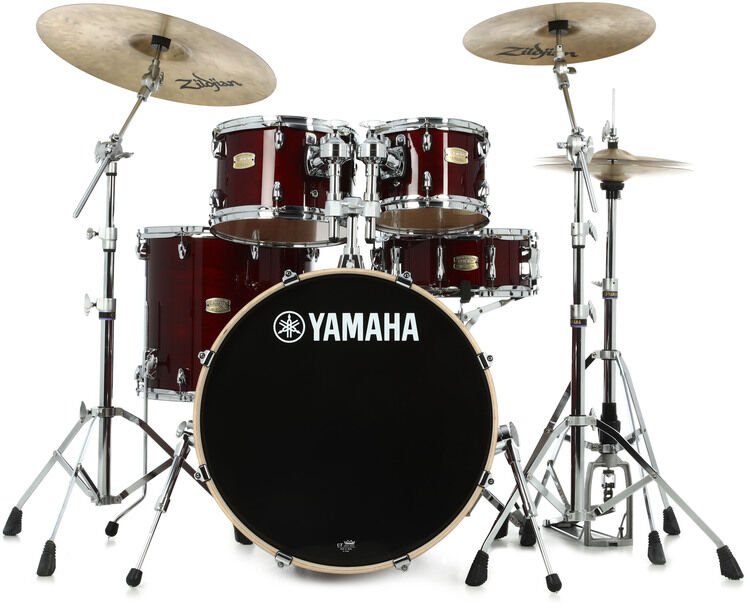 Yamaha SBP2F50 Stage Custom Birch 5-piece Shell Pack - Cranberry Red