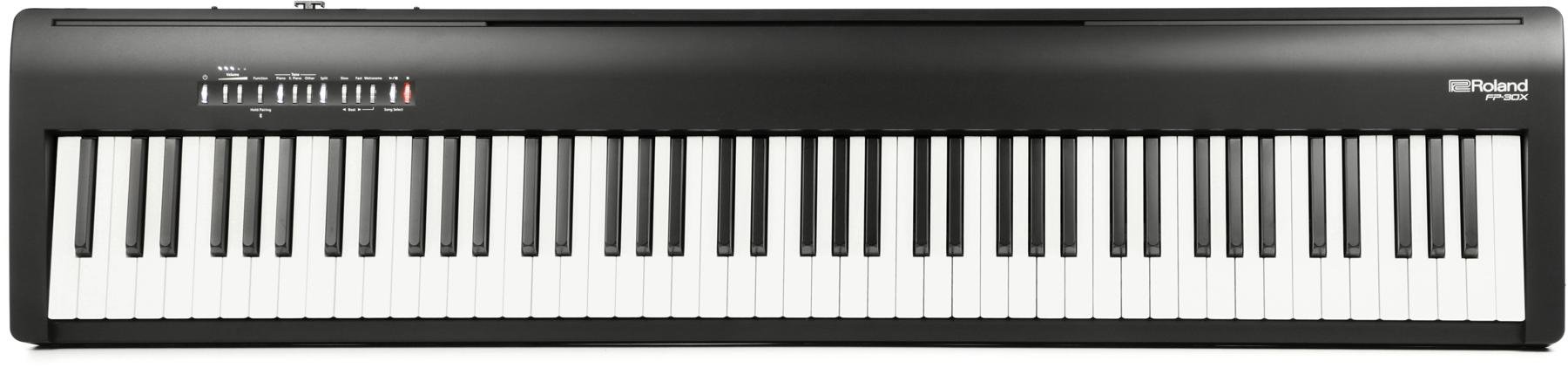 Roland Fp 30x Digital Piano With Speakers Black Sweetwater