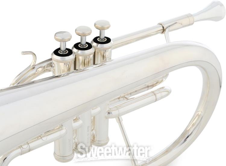 King KMP411S Marching Mellophone Silverplated Sweetwater