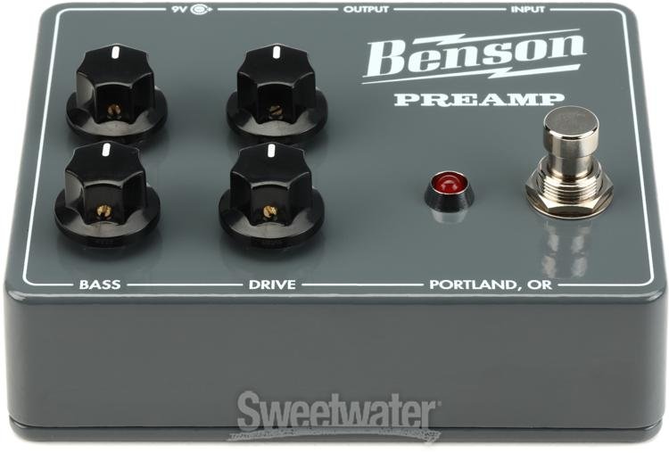 Benson Amps Preamp Pedal | Sweetwater Benson Amps Preamp Pedal | Sweetwater