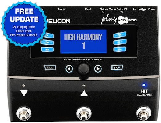 TC-Helicon VoiceLive Play Acoustic Guitar and Vocal Effects Processor Pedal