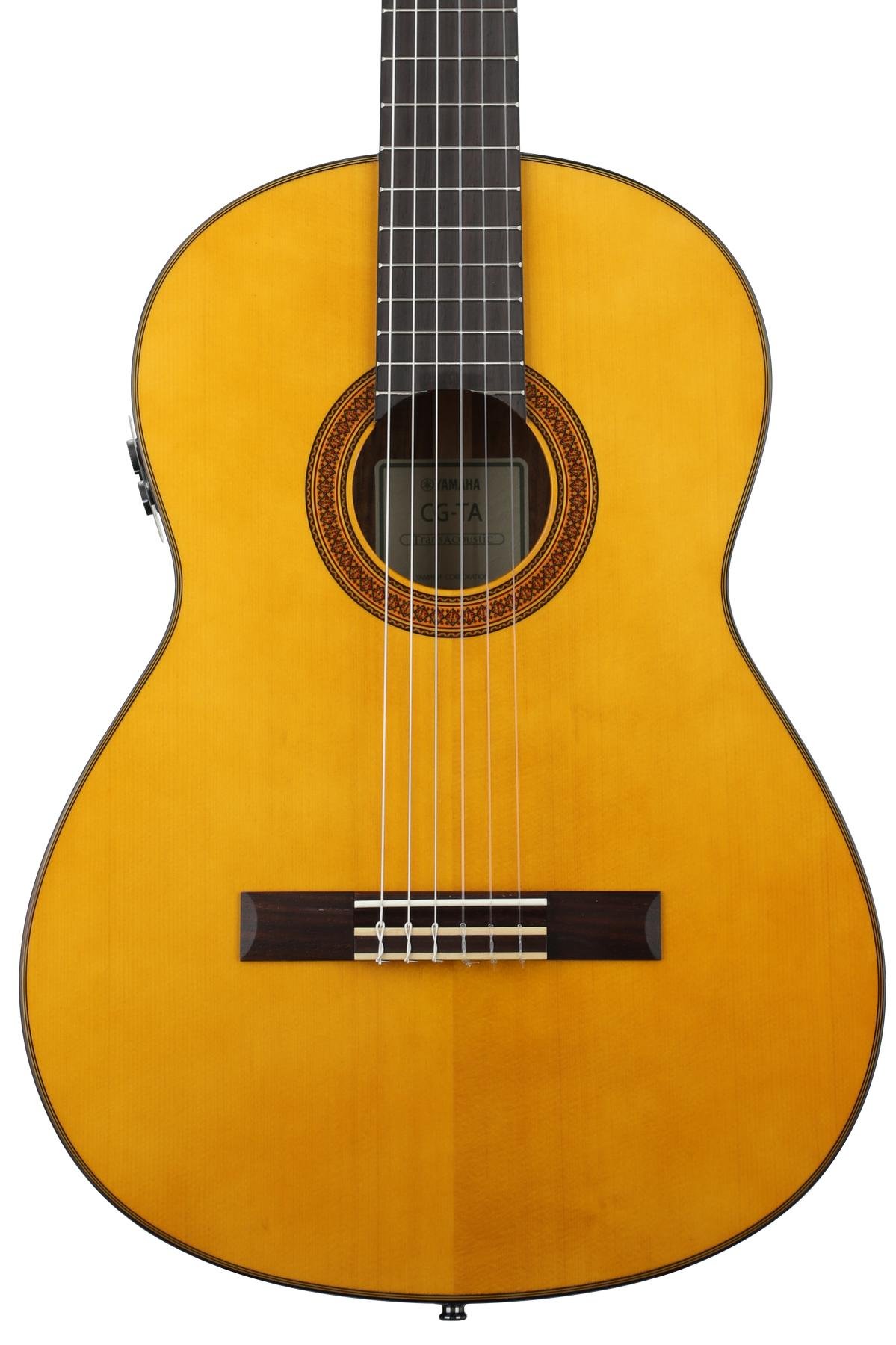 Yamaha CG-TA TransAcoustic Nylon String - Natural Gloss | Sweetwater