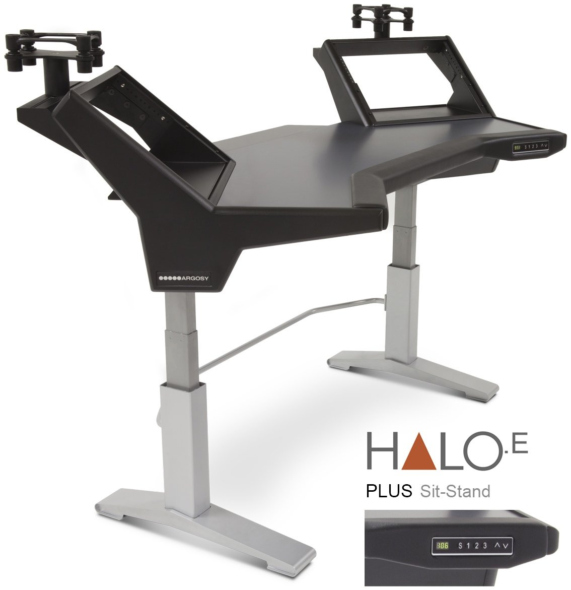 Argosy Halo E Workstation Plus Sit Stand Sweeer E Workstation Plus Sit Stand Image 1