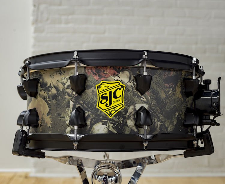 SJC Custom Drums Josh Dun "Trench Camo" Snare Drum 6 x 14 inch