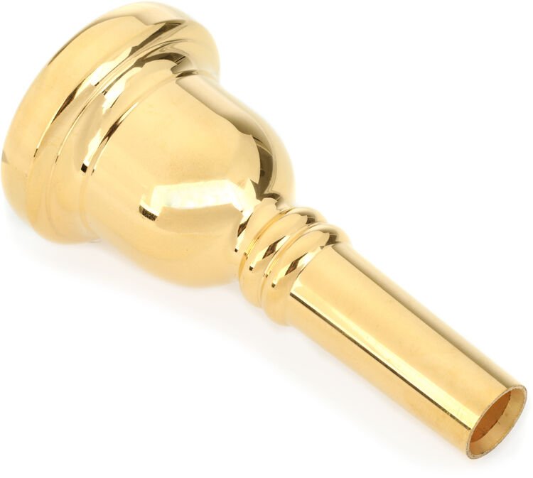 Schilke Large Shank Trombone Mouthpiece 52D, GoldPlated Sweetwater