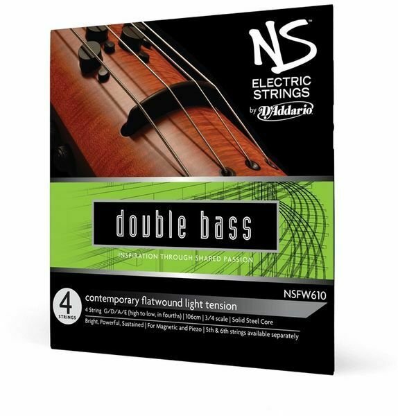 D'Addario NSFW610 Electric Contemporary Double Bass String Set 