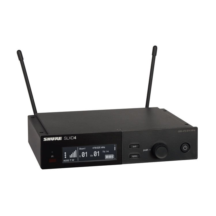 SHURE SLXD4 ets set bag付き　SLXD2マイク付き Shure SLXD14/SM35 Wireless Headset Microphone System - H55