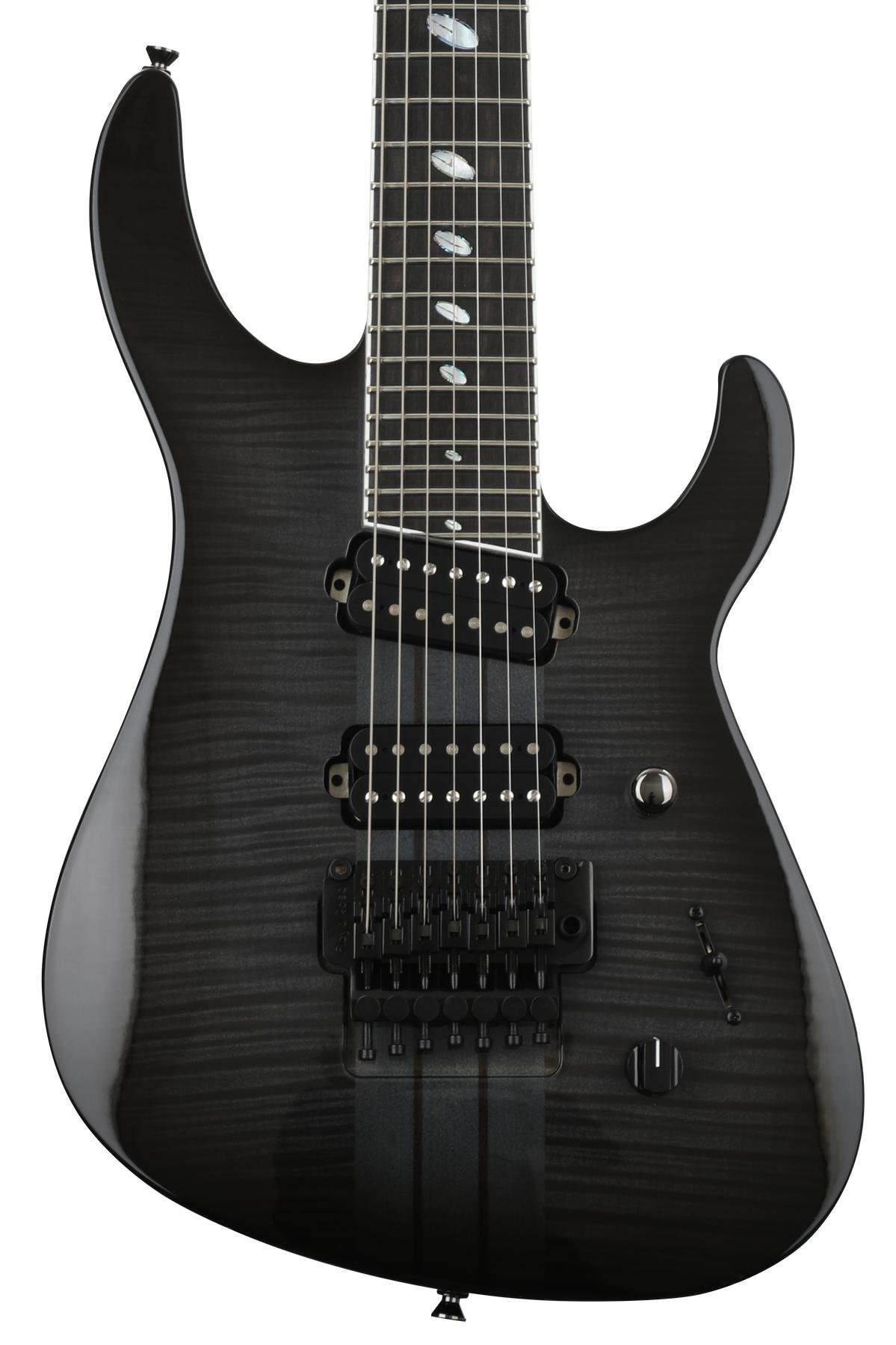 Caparison Guitars Tat Special 7 Fm Trans Black Burst With Stained Black Neck Sweetwater