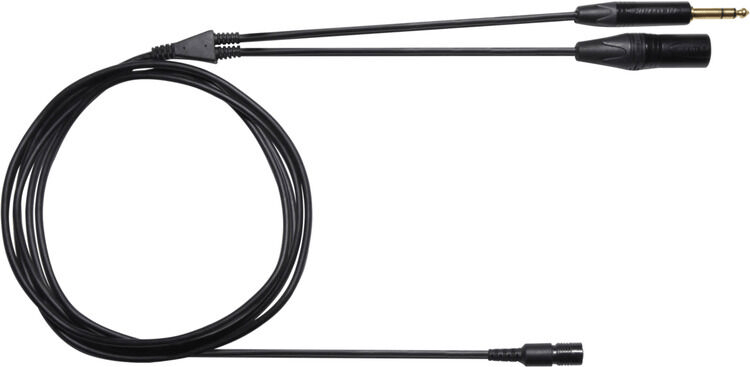 Shure BCASCA-NXLR3QI XLR and 1/4-inch Male Cable for BRH50M/440M