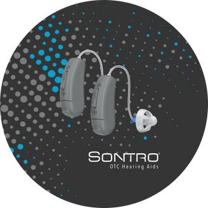 Soundwave Sontro Self-Fitting OTC Hearing Aids - Grey | Sweetwater