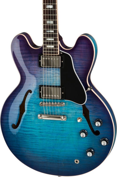 Gibson Memphis ES-335 Figured 2019 - Blueberry Burst | Sweetwater