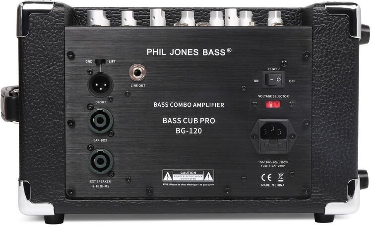 Phil Jones Bass BG-120 Bass Cub Pro 2 x 5-inch 120-watt Bass Combo  Amplifier - Black