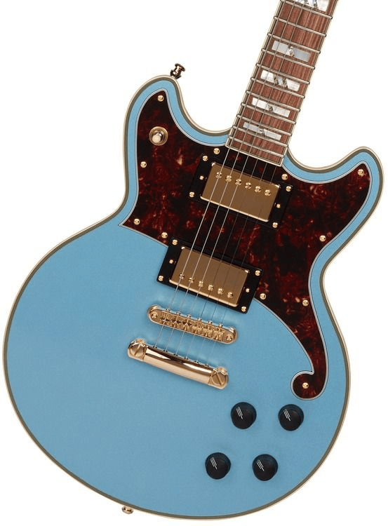 D'Angelico Deluxe Brighton Electric Guitar - Steel Blue