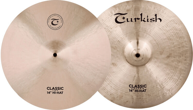 Turkish Cymbals Classic HI-hat Cymbals - 14 inch | Sweetwater