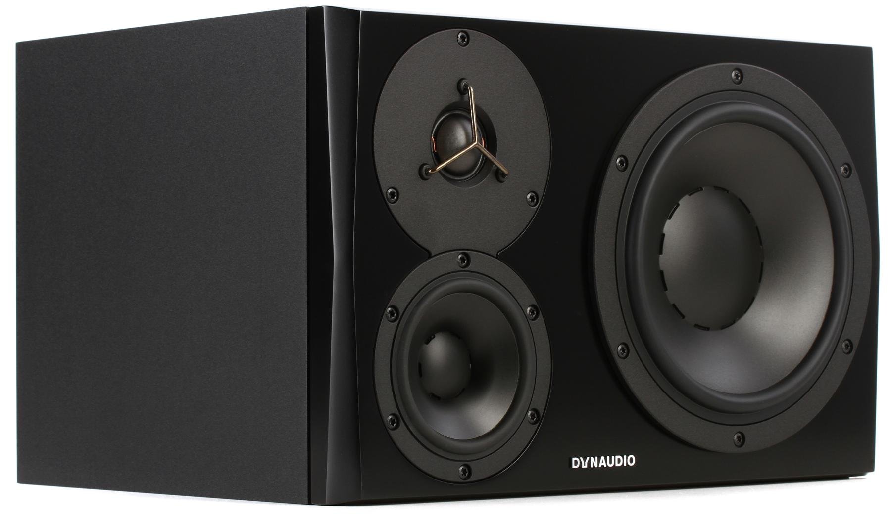 Dynaudio LYD 48 3-way Powered Studio Monitor (Left Side) - Black image