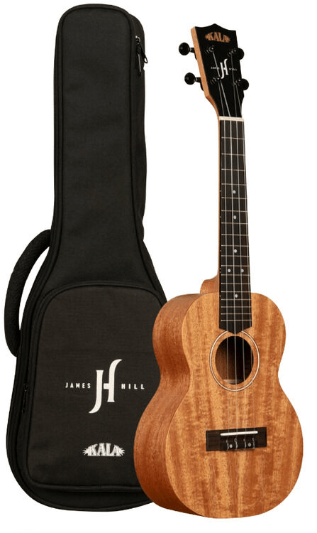 Kala James Hill Solid Top Mahogany Concert Ukulele - Natural Satin