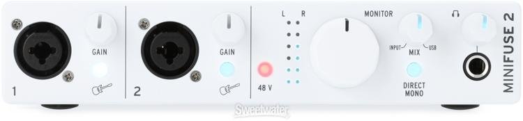 Arturia MiniFuse 2 USB-C Audio Interface - Champagne