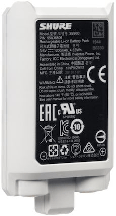 Shure SB903 Rechargeable Lithium-ion Battery Pack