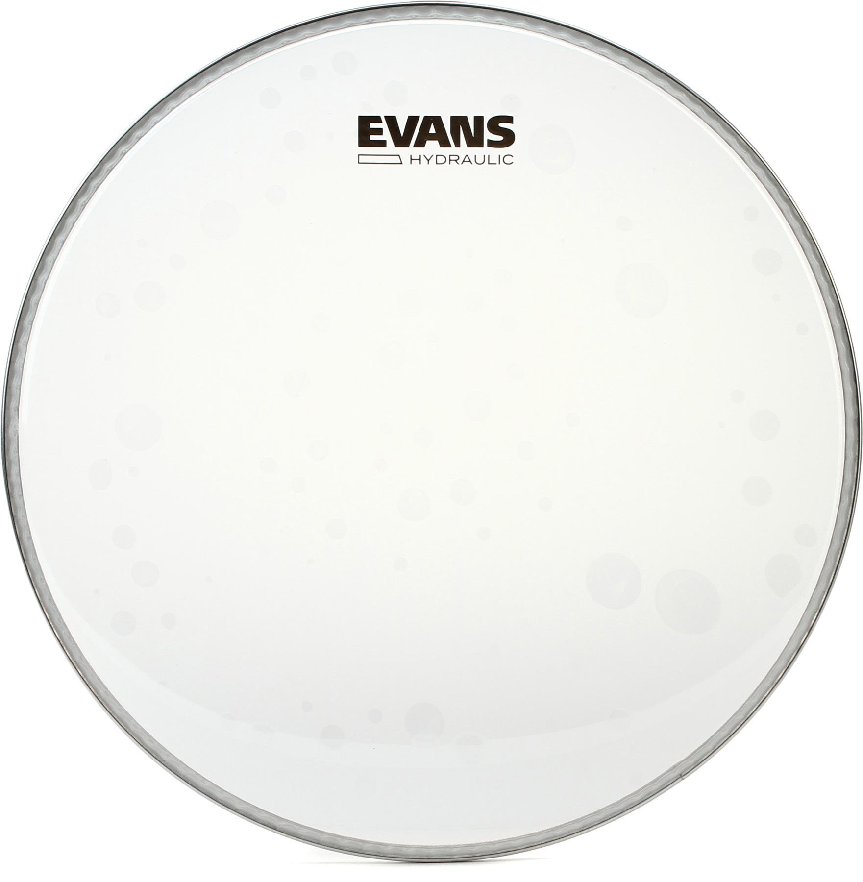 evans hydraulic glass drum heads