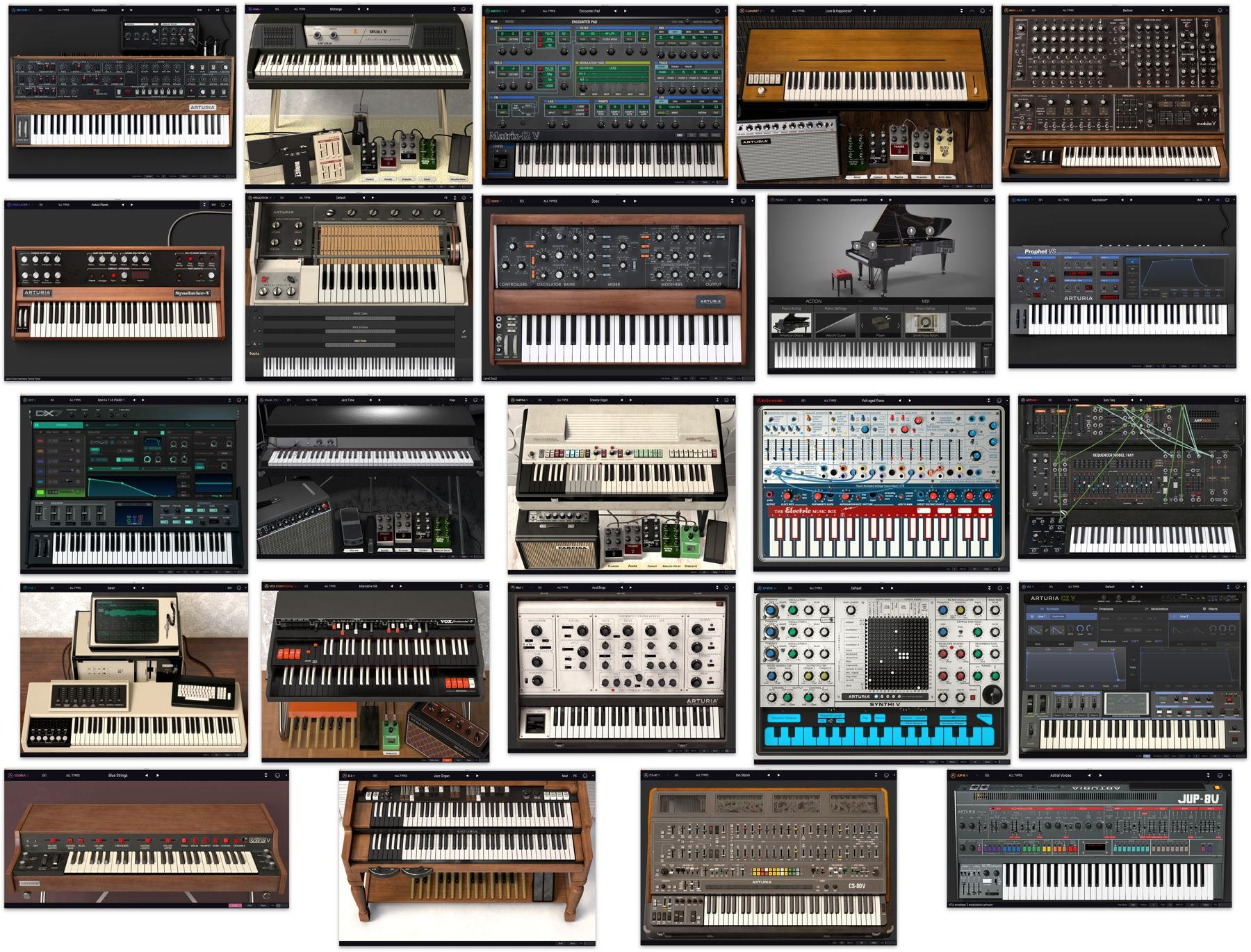 arturia v collection synths