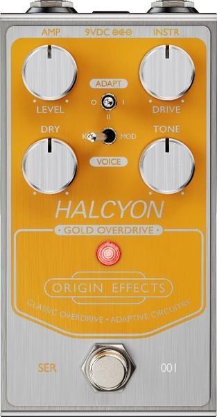Origin Effects Halcyon Gold Overdrive Pedal | Sweetwater
