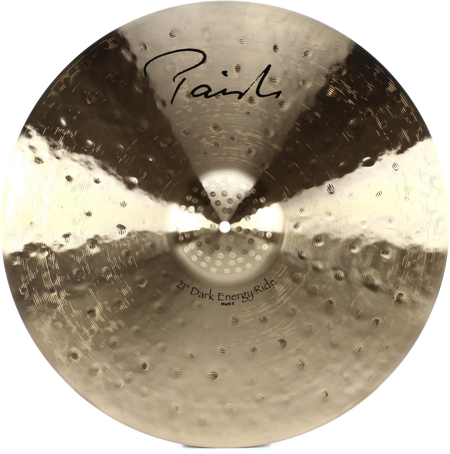 Paiste 21 inch Signature Dark Energy Ride Mk II Cymbal | Sweetwater