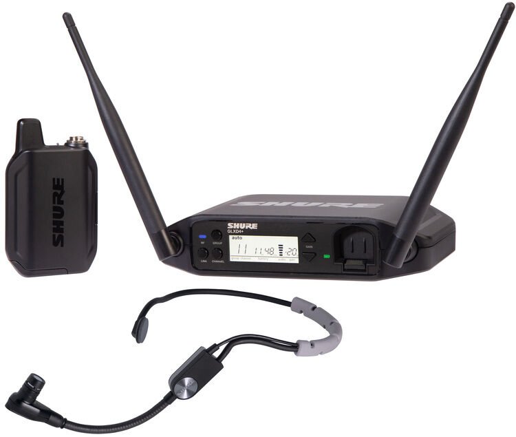 配信機器・PA機器・レコーディング機器 SHURE GLX-D DIGITAL WIRELESS HEADSET Shure GLXD14+/SM35 Digital Wireless Headset System with SM35