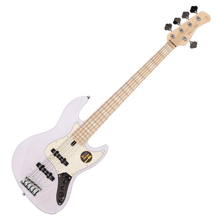 Sire Marcus Miller V7 Swamp Ash 5-string Bass Guitar - White