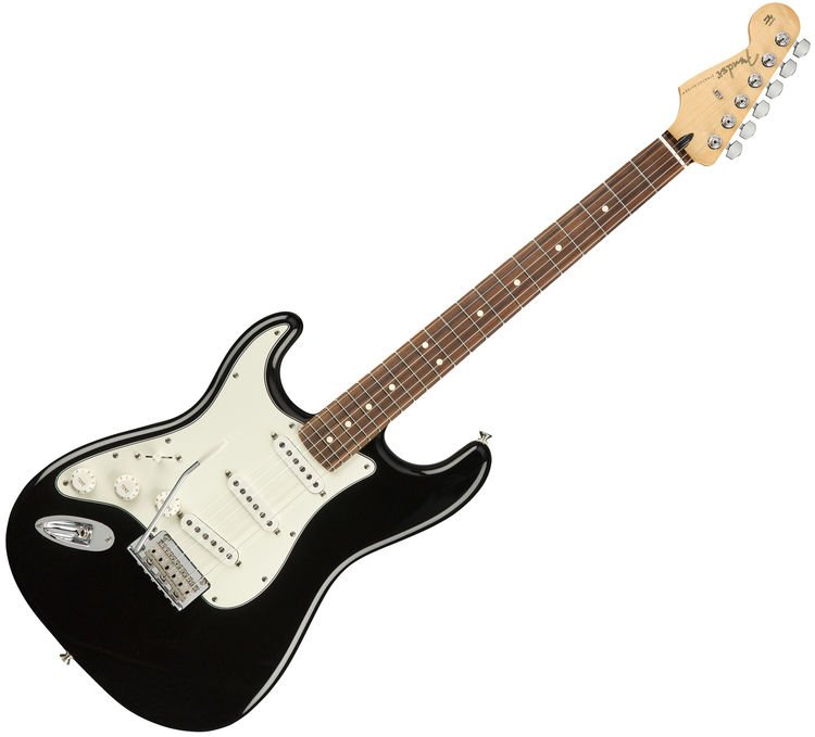 fender stratocaster black left handed