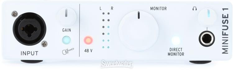 Arturia MiniFuse 1 USB-C Audio Interface - White