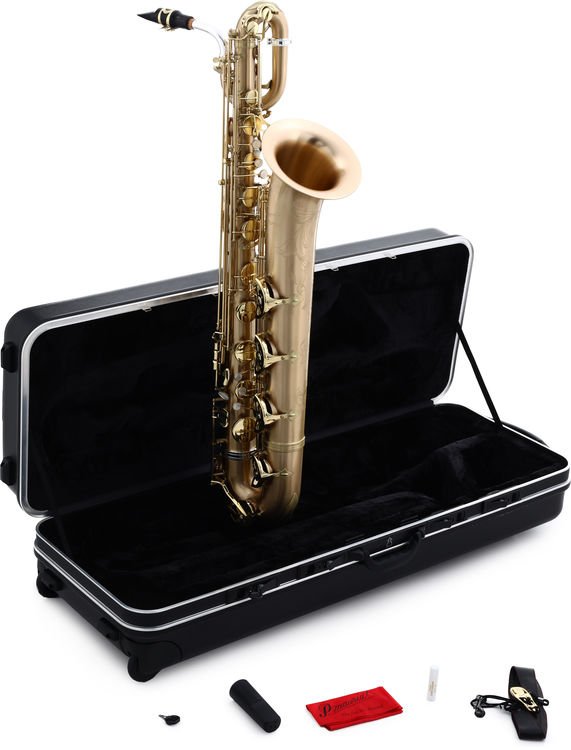 P. Mauriat Le Bravo 200 Baritone Saxophone - Gold Brass Matte Body 