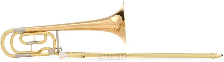 Yamaha YBL-421G Intermediate Bass Trombone - Clear Lacquer
