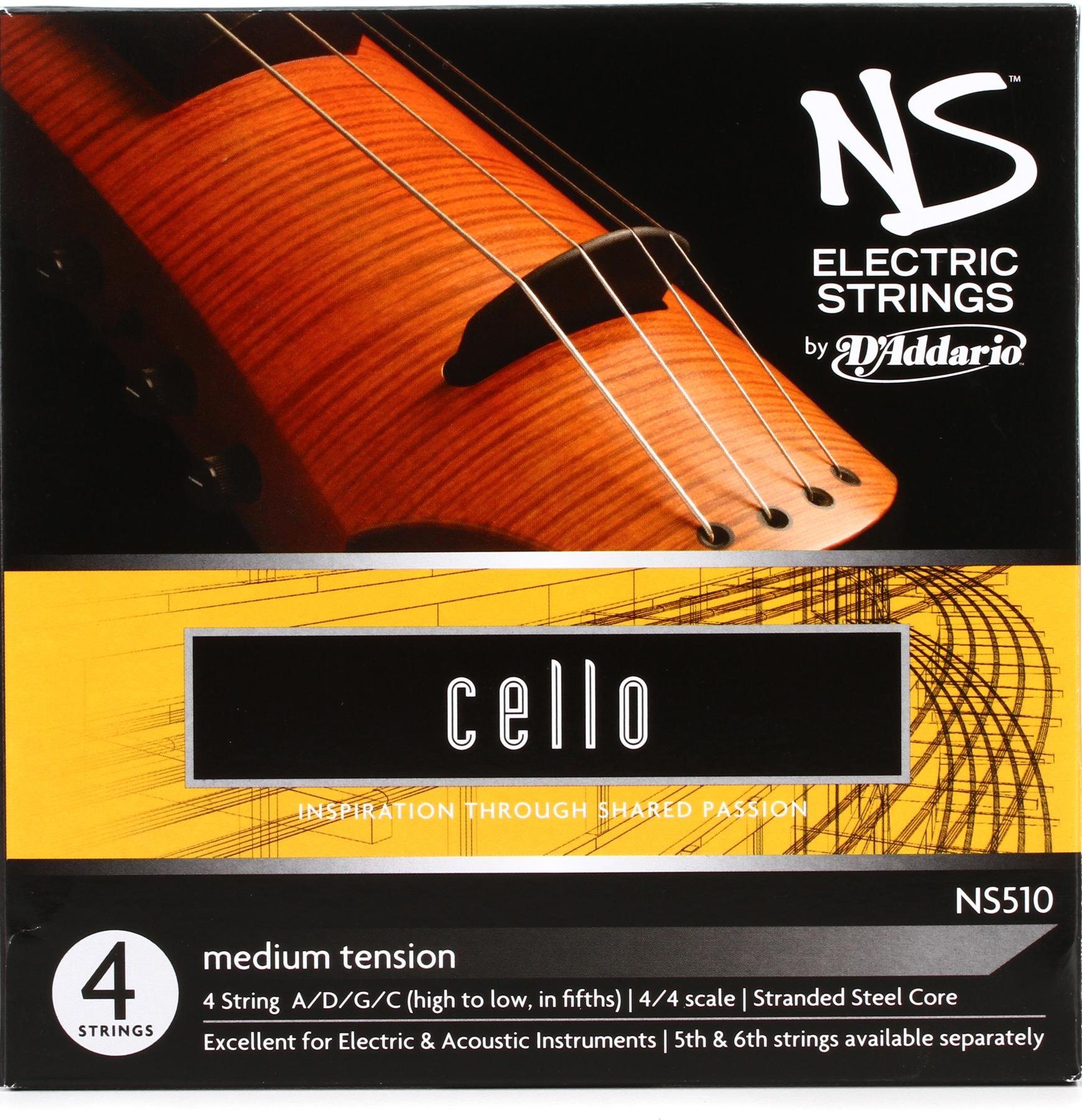 D'Addario NS Electric Long Scale Medium Tension Single G String for Viola