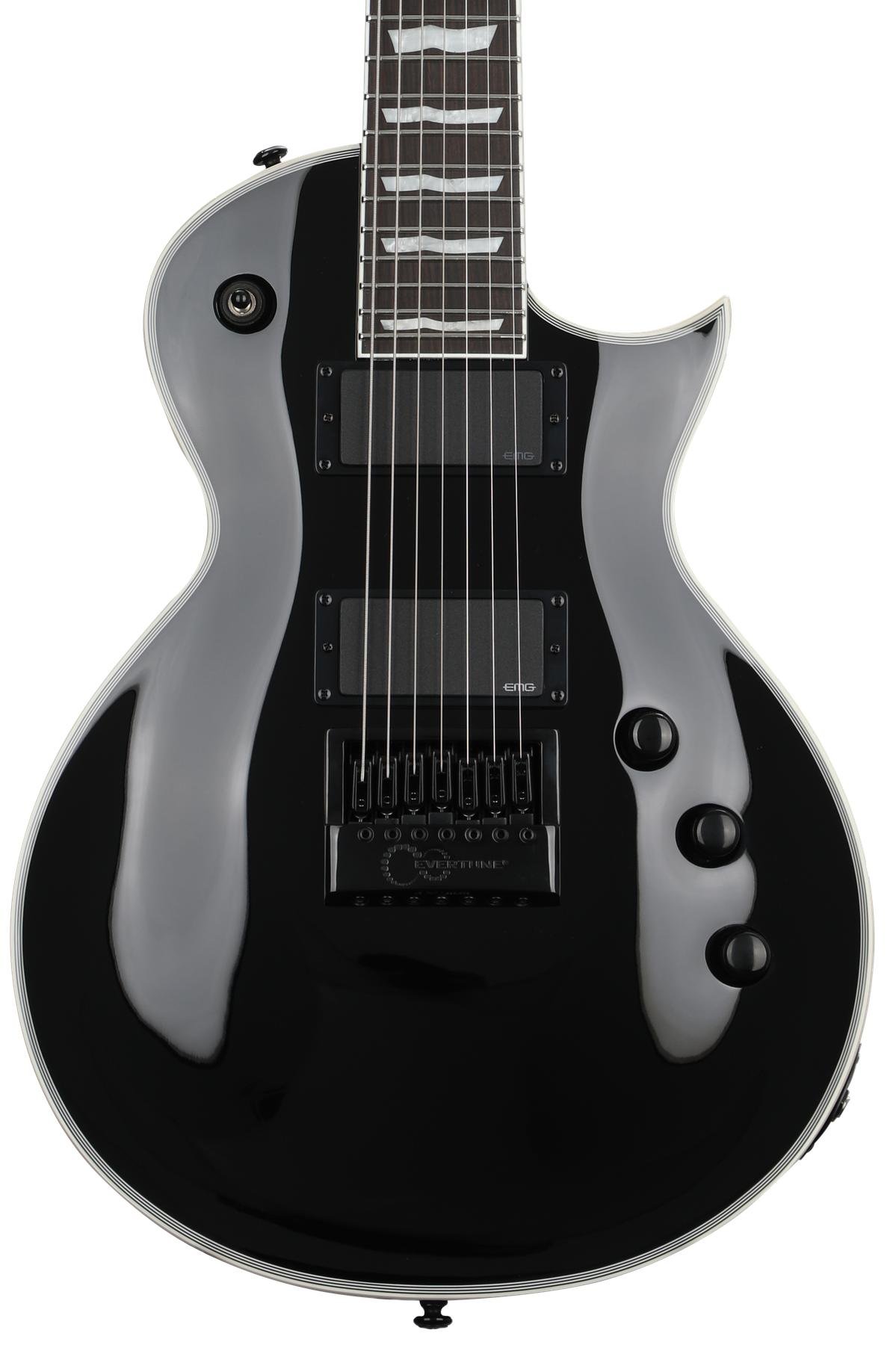 Esp Ltd Eclipse Ec 1007 Evertune Black Sweetwater