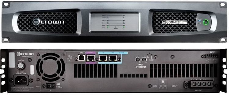 Crown DCi 2|600N 600-watt 2-channel Networked 70V Power Amplifier