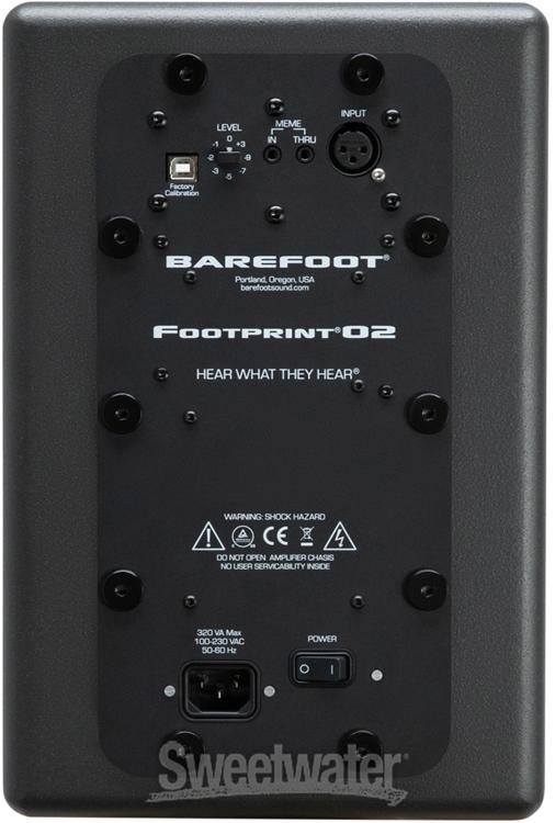 Barefoot Sound Footprint02 6.5-inch 3-way Active Studio Monitors (Pair ...