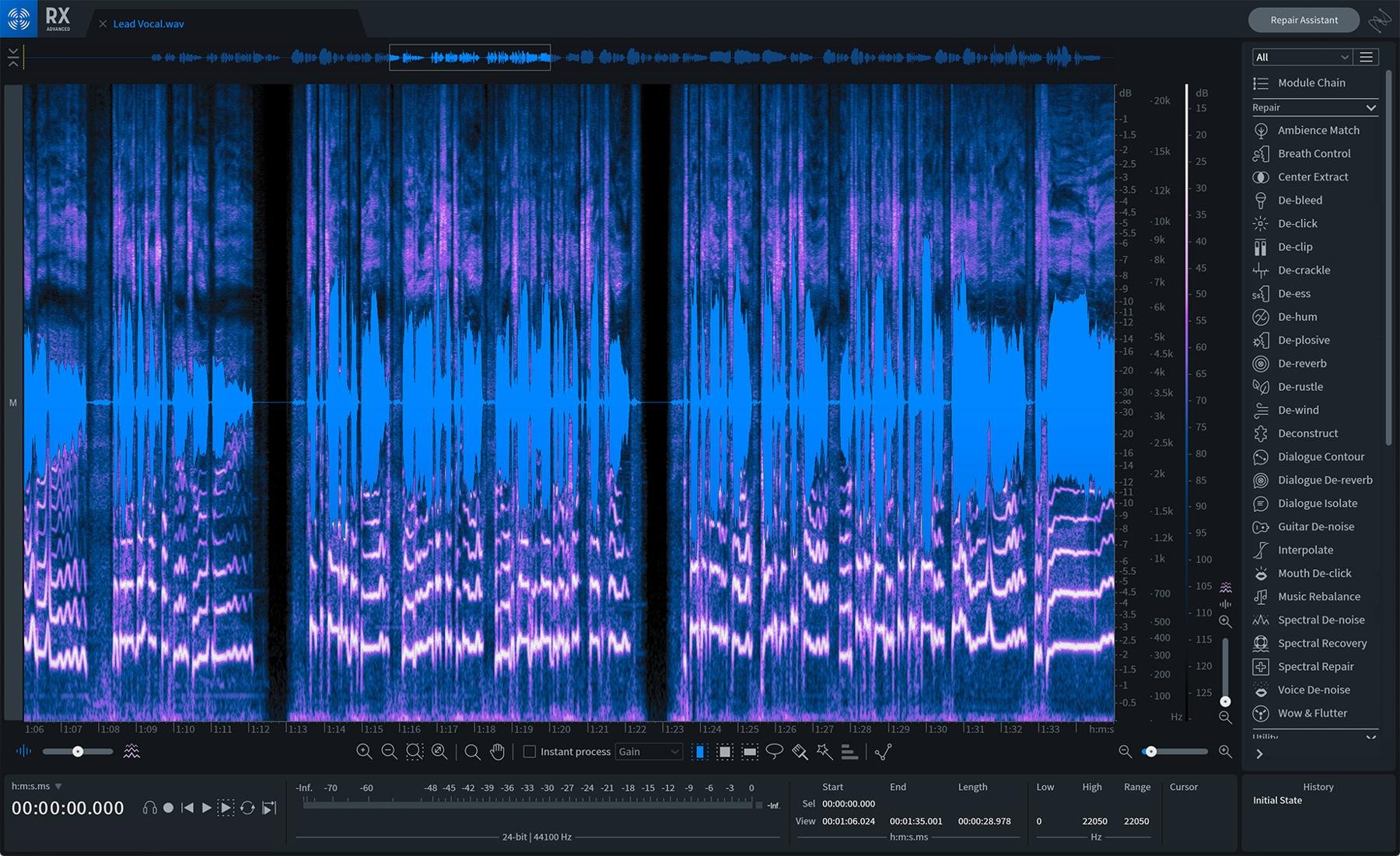 Izotope Rx 8 Advanced Audio Repair Software Upgrade From Rx 1 8 Standard Sweetwater