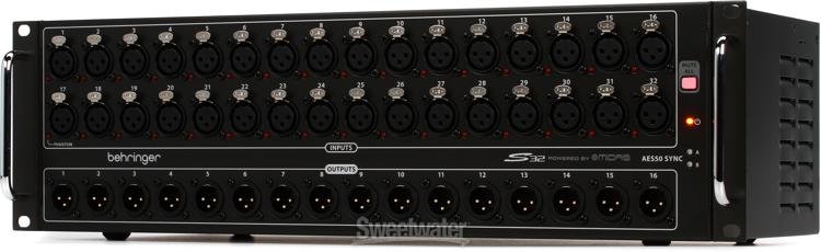 Behringer S32 32-input / 16-output Digital Stage Box