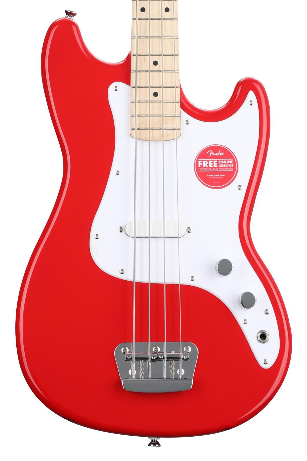 Squier Bronco Bass Guitar - Torino Red | Sweetwater