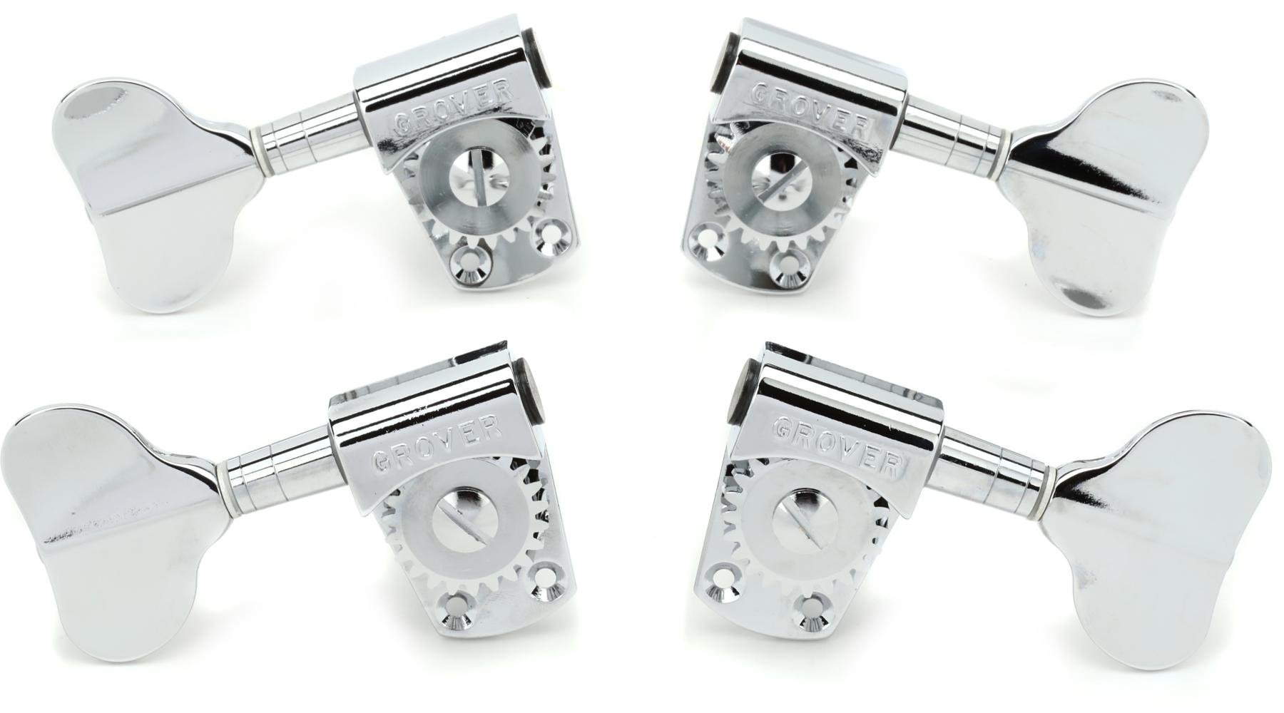Grover 145C Titan Bass Tuning Machines - 2+2 - Chrome | Sweetwater