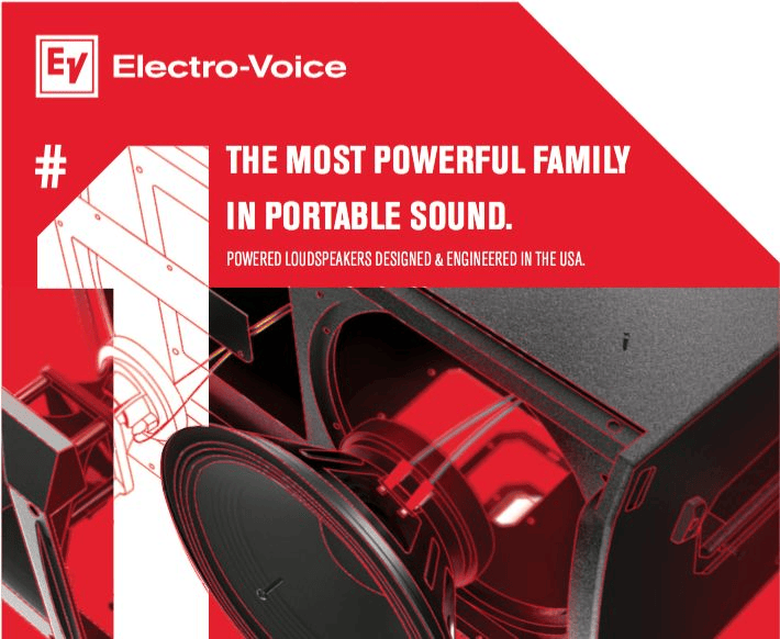 ElectroVoice ELX112P 1000W 12 inch Powered Speaker Sweetwater