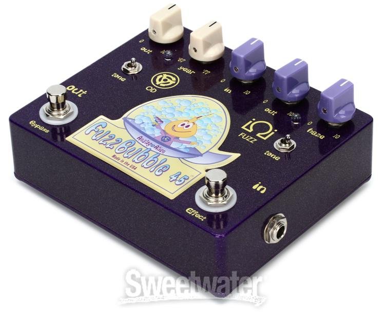 Analog Alien Fuzzbubble-45 Overdrive and Fuzz Pedal | Sweetwater