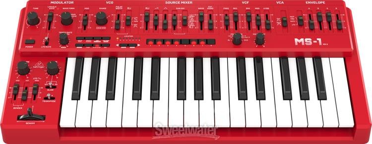 Behringer MS-1 MK II-RD 32-key Monophonic Analog Synthesizer