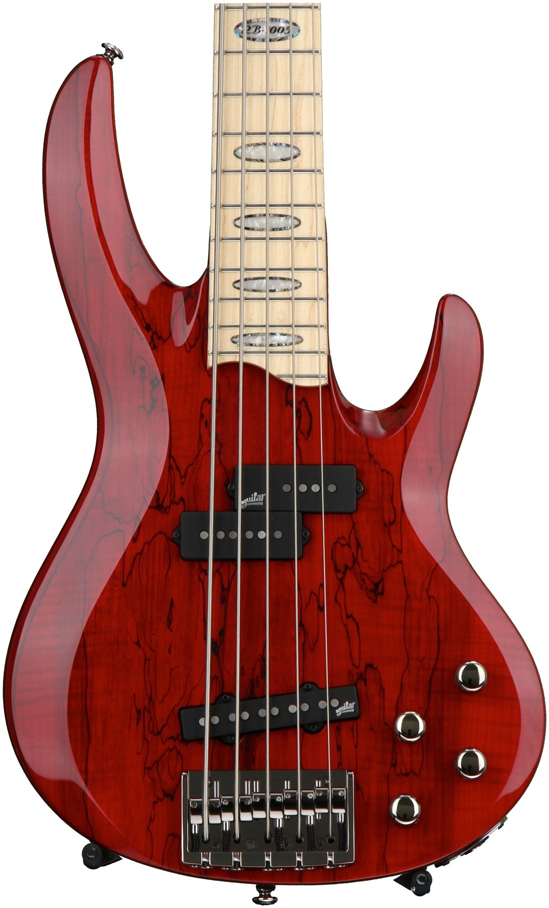 Esp Ltd Rb 1005 Spalted Maple See Thru Red Sweetwater