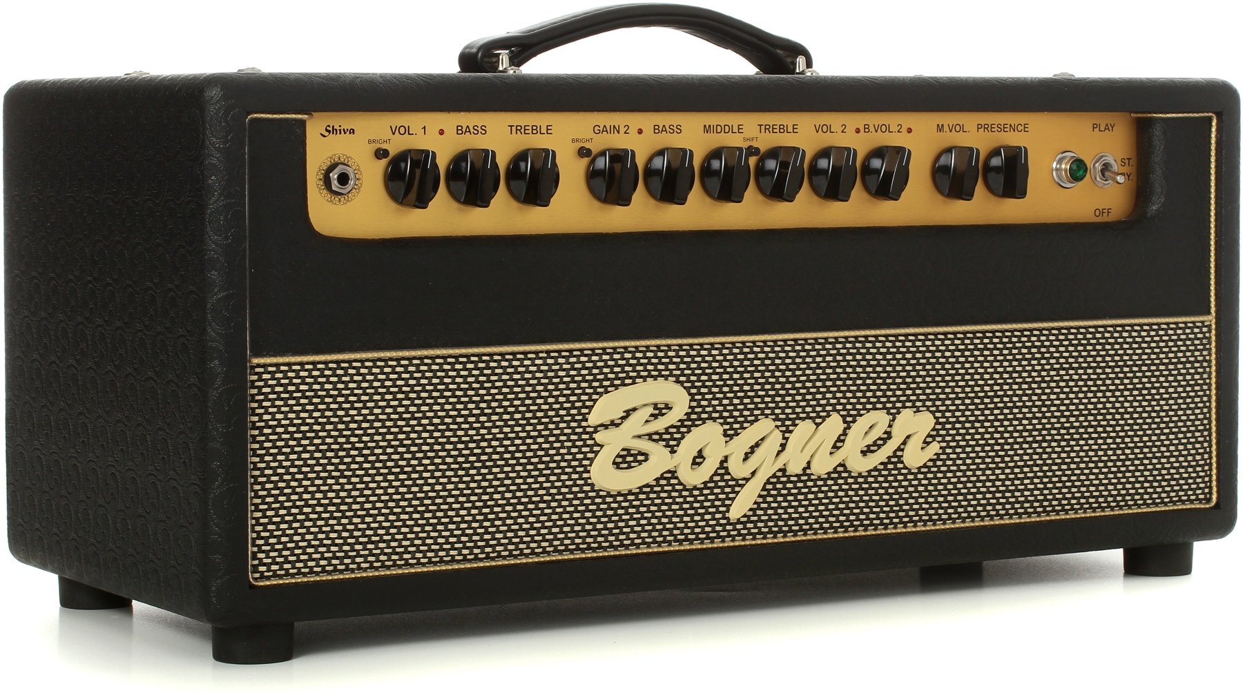 Bogner Shiva 6L6 60-watt Handwired Tube Head with 6L6 Tubes and Dual Reverb  image
